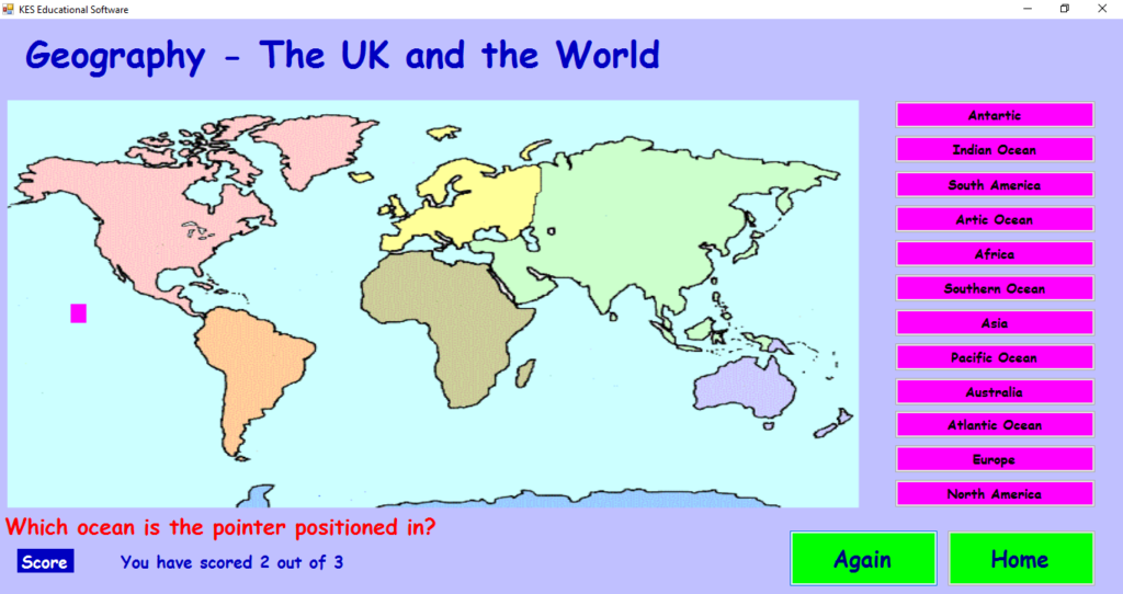 Geography Key Stage 1 KES Educational Software